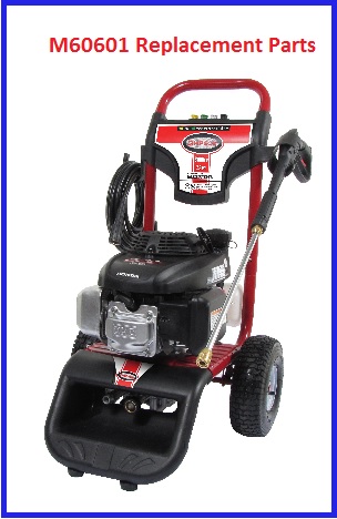 SIMPSON M60601 Pressure Washer Parts, Accessories, Breakdown & Owners Manual SIMPSON M60601 Pressure Washer Parts, Accessories, Breakdown & Owners Manual