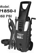 PW1850-I Electric Power Washer Replacement Parts & Owners Manual
