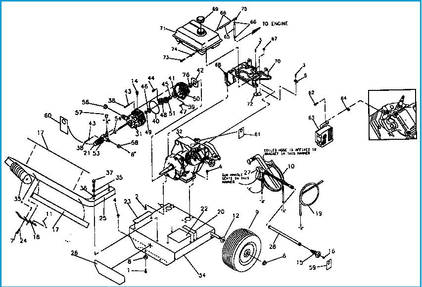 Sears & Craftsman Pressure Washer model 580742651 replacement parts and ...