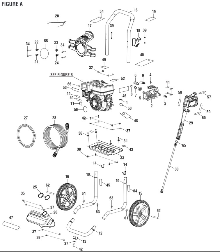 BLACK MAX BM803300h POWER Washer Replacement Parts