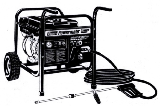 coleman pw85-2800 power washer parts