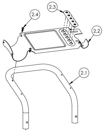 Frame handle kit